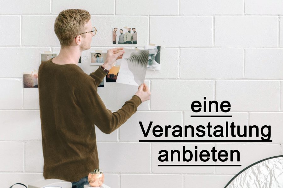 Veranstaltung anbieten